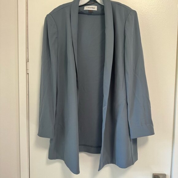 Calvin Klein Blazer long size Large - Picture 2 of 6